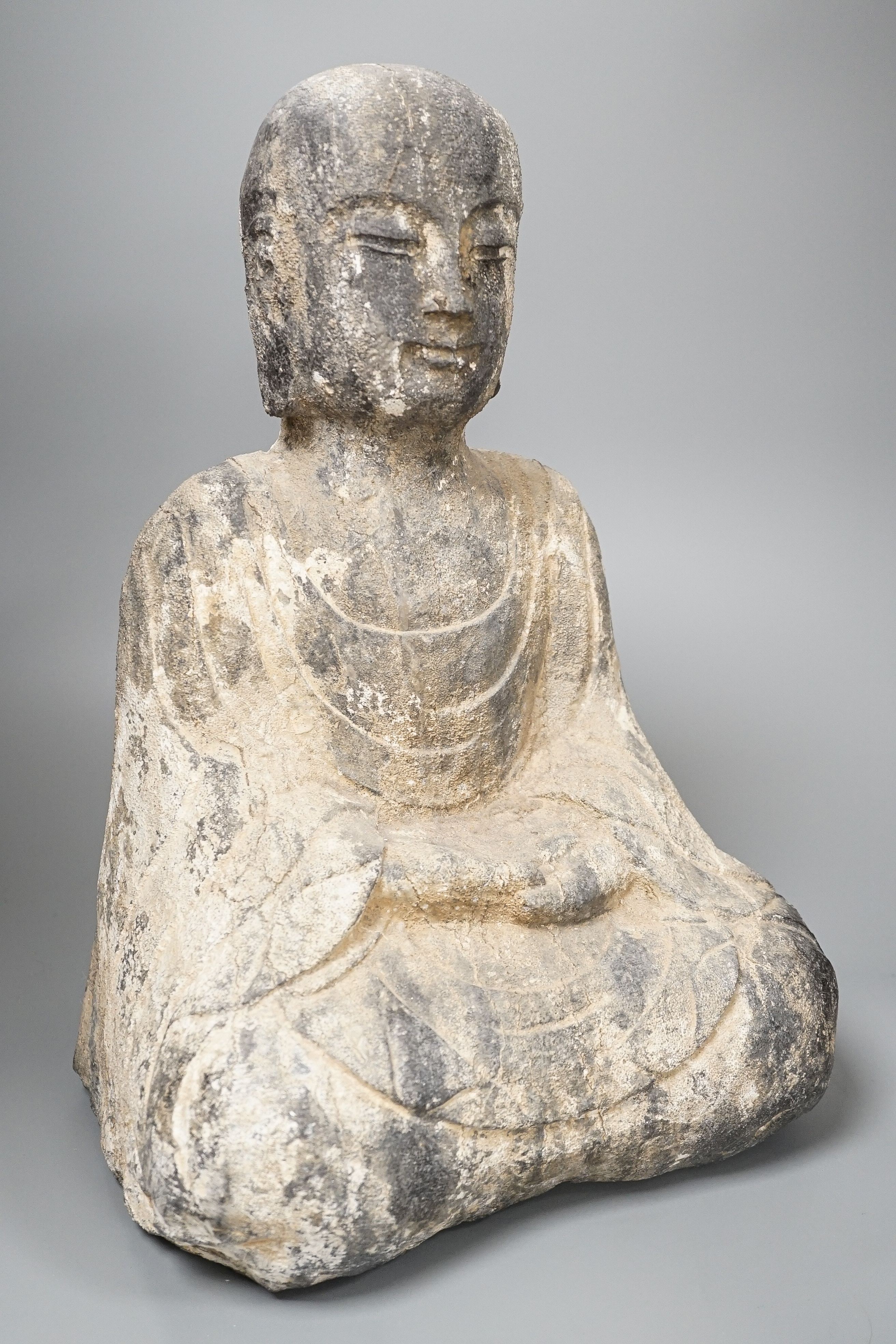 A composition stone Buddha 40cm